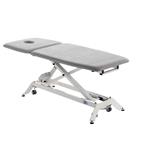 EVO UNIX 1 - LETTINO PROFESSIONALE PER VISITA E MANIPOLAZIONI ELETTRICO A 1 SEZIONE MOBILE E 1 FISSA - REGOLAZIONE ALTEZZA (50-97 cm) - KIT RUOTE E REGOLAZIONE ALTEZZA CON BARRA PERIMETRALE - FORO NASO/BOCCA - ADATTO AGLI AMBIENTI LIMITATI 