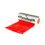 THERA-BAND FASCIA PER ESERCIZI - (Rosso 5,5 mt) (Allungamento 100% = resistenza 1,8 kg) MANEGGEVOLE E VERSATILE - IDEALE PER POTENZIARE E RIABILITARE LA FUNZIONE MUSCOLARE ED IL MIGLIORAMENTO DELLA MOBILITA' -  