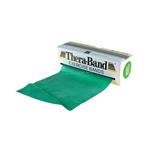 THERA-BAND FASCIA PER ESERCIZI - (Verde 5,5 mt) (Allungamento 100% = resistenza 2,3 kg) MANEGGEVOLE E VERSATILE - IDEALE PER POTENZIARE E RIABILITARE LA FUNZIONE MUSCOLARE ED IL MIGLIORAMENTO DELLA MOBILITA' -  