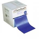 THERA-BAND BAND 5 (45 m Blau - Widerstand 3,2 kg) LEICHT ZU HANDHABEN UND VIELSEITIG - IDEAL ZUR STÄRKUNG UND REHABILITATION DER MUSKELFUNKTION UND ZUR VERBESSERUNG DER MOBILITÄT -