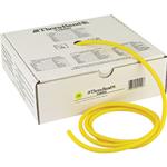 THERA-BAND TUBOLARE PER ESERCIZI - (Giallo 7,5 mt) (Allungamento 100% = resistenza 1,3 kg) MANEGGEVOLE E VERSATILE - IDEALE PER POTENZIARE E RIABILITARE LA FUNZIONE MUSCOLARE ED IL MIGLIORAMENTO DELLA MOBILITA' -  