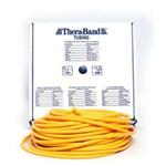 THERA-BAND TUBOLARE PER ESERCIZI - (Giallo 30,5 mt) (Allungamento 100% = resistenza 1,3 kg) MANEGGEVOLE E VERSATILE - IDEALE PER POTENZIARE E RIABILITARE LA FUNZIONE MUSCOLARE ED IL MIGLIORAMENTO DELLA MOBILITA' -  
