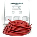 THERA-BAND TUBOLARE PER ESERCIZI - (Rosso 30,5 mt) (Allungamento 100% = resistenza 1,8 kg) MANEGGEVOLE E VERSATILE - IDEALE PER POTENZIARE E RIABILITARE LA FUNZIONE MUSCOLARE ED IL MIGLIORAMENTO DELLA MOBILITA' -  