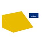 CUSCINO A CUNEO (Misure 35 X 35 X 10 cm) (Blu Marino) IN GOMMAPIUMA, IGNIFUGO - FACILMENTE LAVABILE E AD ALTA RESISTENZA
