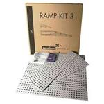 RAMPA IN KIT COMPONIBILE 3 (Altezze da 7,8 a 11,4 cm - Larghezza 75 cm) - Moduli in plastica componibili per interno ed esterno adatti a superare ostacoli di diversa altezza da 7,8 cm fino a 11,4 cm - Indistruttibili, removibili, atossici, ecologici.