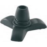 PUNTALE AMPIO APPOGGIO PER BASTONI E STAMPELLE DIAMETRO BASTONE 16mm