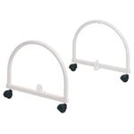 CARRELLO PER SPECCHI MODULAR - ACCESSORIO COMPOSTO DA 2 SUPPORTI SEPARATI IN ACCIAIO VERNICIATO