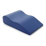 LEG PILLOW (77 x 50 x 20/15 h cm) (BLU MARINO) CUSCINO SAGOMATO ANATOMICAMENTE IN GOMMAPIUMA INDEFORMABILE RIVESTITO IN SIMILPELLE - GARANTISCE LA POSTURA IDEALE DELLE GAMBE IN FASE DI RIPOSO AGEVOLANDO IL FLUSSO SANGUINEO
