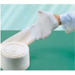 Prontogrip (Mis. F - 10 cm) (coscia e ginocchio grande) Maglia tubolare elastica compressiva (Colore bianco greggio - Rotolo da 10 cm) - Ideale per il trattamento di ferite alla parti molli, gonfiori, contusioni, ematomi ed edemi gravitazionali