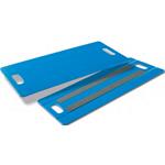 ASSE DI TRASFERIMENTO (75 x 33 cm) (Portata Kg. 135) Lato inferiore con strisce di materiale antiscivolo per una maggiore sicurezza - Realizzato in polietilene, inalterabile e resistente ai raggi UV - Ideale nei passaggi letto, carrozzina, bagno, auto ecc