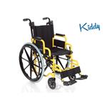CARROZZINA KIDDY PER BAMBINI CON SEDUTA 35 cm - PIEGHEVOLE - IN ACCIAIO - AD AUTOSPINTA CON MANIGLIE REGOLABILI IN ALTEZZA - RUOTE POSTERIORI PIENE - RIVESTIMENTO IN NYLON - Peso max supportato: 100 kg