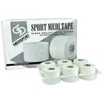 SPORT MEDI TAPE RIGATO (2,5 cm x 14 mt) (tipo Strappal) - BENDA ANELASTICA CON ADESIVO A BASE DI OSSIDO DI ZINCO E PETTINATO PER UNA TRASPIRAZIONE PERFETTA