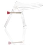 SPECULUM VAGINALE MONOUSO STERILE (Medio - 9 x 2,8 cm) CON REGOLAZIONE DELL' APERTURA - REALIZZATO IN MATERIALE PLASTICO  - CONFEZIONE DA 1 PEZZO 