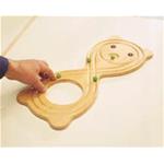 OTTOGATTO - GIOCO SU TAVOLA DI LEGNO CON SCANALATURE DI PERCORSI OBBLIGATI PER AUMENTARE IL COORDINAMENTO OCULOMOTORIO