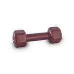 MANUBRIO VINILE (3 Kg) (1 PEZZO) COLORE PORPORA - RIVESTITO IN MATERIALE PLASTICO ANTISCIVOLO