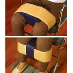 CUNEO DIVARICATORE PER CARROZZINA E LETTO - con cintura a velcro regolabile - ideale per i pazienti costretti a letto, o su carrozzina o poltrona -Garantisce la corretta divaricazione delle gambe