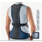 ORTESI PER IL TRATTAMENTO DELL'OSTEOPOROSI - TG. S - (lunghezza schiena 44 - 49 cm) - Stecca per la schiena stabile e in alluminio, preformata anatomicamente e in modo individuale, modellabile senza ulteriori strumenti