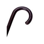 BASTONE (M) IN LEGNO DI CASTAGNO CON MANICO CURVO - lunghezza 92 cm - DA UOMO