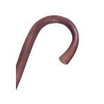 BASTONE (M) IN LEGNO DI CASTAGNO NATURALE CON MANICO CURVO - lughezza 92 cm - DA UOMO