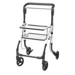 DEAMBULATORE ROLLATOR CON VASSOIO ESTRAIBILE - IDEALE PER GLI AMBIENTI INTERNI - REGOLABILE IN ALTEZZA - DOPPIO FRENO FACILITATO ATTUABILE ANCHE CON UNA MANO SOLA. IDEALE PER CHI SOFFRE DI EMIPARESI