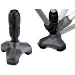 PUNTALE SNODATO E AMMORTIZZATO (16mm / 19 mm con adattatore) APPOGGIO PER BASTONI E STAMPELLE