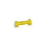 MANUBRIO VINILE (1 Kg) (1 PEZZO) COLORE GIALLO - RIVESTITO IN MATERIALE PLASTICO ANTISCIVOLO
