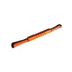 RULLO MASSAGGIO CON IMPUGNATURE (ARANCIO) DIM. 53 x ø 4,5 cm - IMPUGNATURA ERGONOMICA - ALLEVIA LE TENSIONI MUSCOLARI - STIMOLA LA CIRCOLAZIONE 