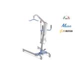 NOLEGGIO - SOLLEVAMALATI ELETTRICO TiMOTION (Portata max 150 kg) INGOMBRO RIDOTTO - Acciaio verniciato – Apertura gambe a pedale – 4 ruote piroettanti 10 cm di cui 2 con freno - Pulsante per stop di emergenza