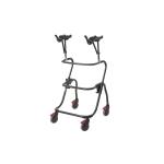 DEAMBULATORE YANO WALKER - Portata max:150 kg - Deambulatore antibrachiale per interni ed esterni - 4 ruote con freno individuale. Dotato di supporti per avambraccio (altezza regolabile 100 ÷ 120 cm) con 3 diverse maniglie selezionabili - Peso 10.8 kg