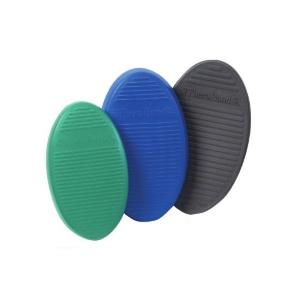 THERA-BAND STABILITY TRAINER (Nero extra soft) - CUSCINI DI GOMMA CHE PERMETTONO ALL'UTILIZZATORE DI EFFETTUARE DEGLI ESERCIZI SU LIVELLI PROGRESSIVI - SUPERFICIE DI APPOGGIO CON PUNTE ARROTONDATE E BORDI DURI PER EVITARE LA TORSIONE DEL PIEDE - 