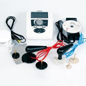 DiaCaRe 5000 RE: Versione a consumo (pay-per-use) del DiaCaRe 5000: apparecchio portatile per Tecarterapia capacitiva e resistiva, potenza 180W, display touch 4,3", canone legato all'utilizzo effettivo.