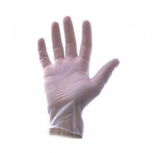 GUANTI IN VINILE (Taglia L) SENZA POLVERE (Conf. 100 pezzi) ANALLERGICI RESISTENTI ALLO STRAPPO ED ALLA PERFORAZIONE - COMPLETAMENTE PRIVI DI POLVERI - IDEALI PER PELLI SENSIBILI E DELICATE - 