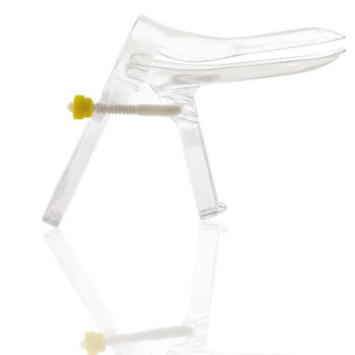 SPECULUM VAGINALE MONOUSO STERILE (Piccolo - 8,5 x 2 cm) CON REGOLAZIONE DELL' APERTURA - REALIZZATO IN MATERIALE PLASTICO - CONFEZIONE DA 1 PEZZO