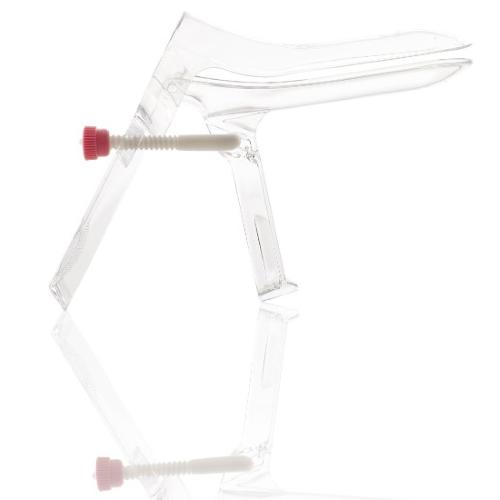 SPECULUM VAGINALE MONOUSO STERILE (Medio - 9 x 2,8 cm) CON REGOLAZIONE DELL' APERTURA - REALIZZATO IN MATERIALE PLASTICO  - CONFEZIONE DA 1 PEZZO 