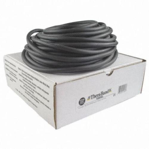THERA-BAND TUBOLARE PER ESERCIZI - (Argento 30,5 mt) (Allungamento 100% = resistenza 6 kg) MANEGGEVOLE E VERSATILE - IDEALE PER POTENZIARE E RIABILITARE LA FUNZIONE MUSCOLARE ED IL MIGLIORAMENTO DELLA MOBILITA' -  
