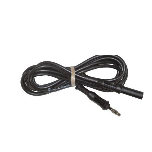 CAVETTO (Nero) CON SPINOTTO MASCHIO (4 mm) - 