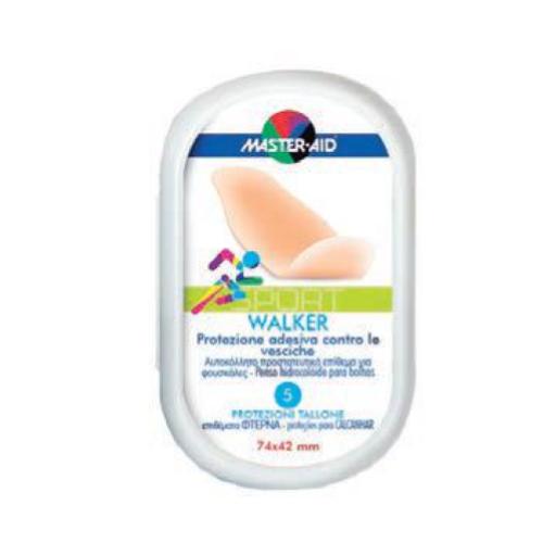 SPORT WALKER (6,2 x 2,4 cm)  PROTEZIONE IDROCOLLOIDALE PER PREVENIRE LA FORMAZIONE DI VESCICHE E SUCCESSIVE LESIONI CUTANEE - CONF. DA 5 PZ