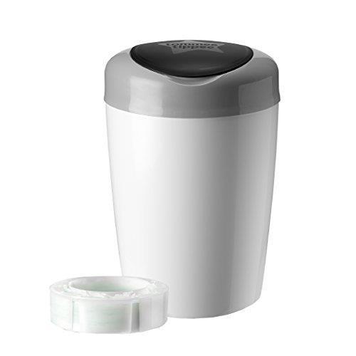 SANGENIC CONTENITORE SIMPLEE GREY  - Sangenic e' il contenitore per i pannolini sporchi inseriti in una pellicola dal delicato profumo