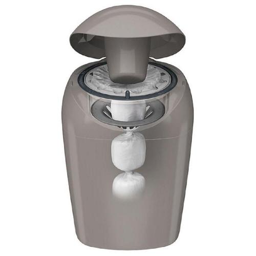 SANGENIC CONTENITORE TEC TWIST AND CLICK WHITE - Sistema di smaltimento pannolini e' il contenitore che avvolge e sigilla ermeticamente i pannolini sporchi in una pellicola dal delicato profumo
