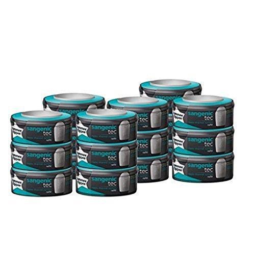 NEW - SANGENIC TEC TWIST & CLIC RICARICA WEB 18 -contiene 18 ricariche per lo smaltimento dei pannolini, 0+ mesi - avvolgono e intrappolano gli odori con una pellicola igienizzante multistrato avanzata - La singola ricarica contiene fino a 180 pannolini.