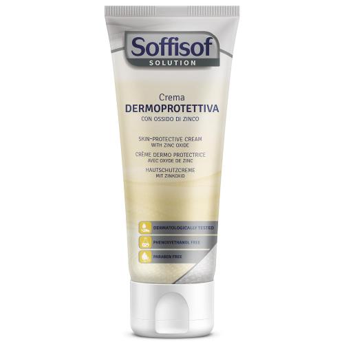 CREMA DERMOPROTETTIVA BARRIERA con Ossido di zinco 10% (200 ml) - A BASE ANCHE DI BURRO DI KARITE', UREA, GLICERINA, BISABOLOLO E SODIO PCA - SENZA PARABENI - DERMATOLOGICAMENTE TESTATA - PROTEGGE LA PELLE DALLE AGGRESSIONI ESTERNE - SOFFISOF SOLUTION 