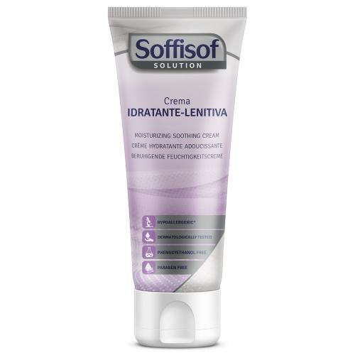CREMA IDRATANTE LENITIVA (200 ml) - A BASE DI BURRO DI KARITE', UREA, GLICERINA, BISABOLOLO ED ESTRATTO DI CAMOMILLA - SENZA PARABENI, IDRATANTE E LENITIVA, DERMATOLOGICAMENTE TESTATA - LENISCE ROSSORI E BRUCIORI - SOFFISOF SOLUTION