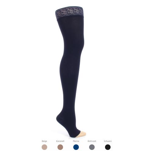 AktiVen® VITAL AG CCL2 - punta aperta - BEIGE - GR. V - calza compressiva confortevole e versatile