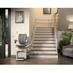 MONTASCALE A POLTRONCINA PER INTERNO "DOLCE VITA" - Tecnologia a doppio tubo - Partenza e arresto/soft - Variazioni incrementali di velocità - Seduta ampia - Pedana poggiapiedi e i braccioli - Ingombri ridotti - Semplice e sicuro da usare - Portata 150 kg