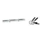 MANUBRIO CROMATO 35 CM - CHIUSURA A MOLLA