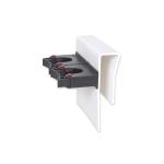 SUPPORTO STAMPELLE / BASTONI PER LETTO - Sostegno pratico per stampelle applicabile, con gancio, alla base del letto. Non necessita di montaggio a vite
