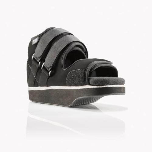 SCARPA OTOPEDICA (NERO) PER SGRAVIO DELL'AVAMPIEDE - MISURA 42-44 - Suola antiscivolo - Con cappuccio di protezione per le dita - Materiali traspiranti