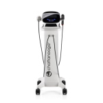 Intelect® RPW 2: generatore di onde pressorie radiali pneumatiche, design compatto ed ergonomico, con manipolo opzionale V-ACTOR per massaggio vibratorio; indicato per tendinopatie, trigger point e fascite plantare.