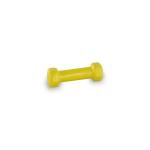 MANUBRIO VINILE (1 Kg) (1 PEZZO) COLORE GIALLO - RIVESTITO IN MATERIALE PLASTICO ANTISCIVOLO