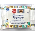 SALVIETTE DETERGENTI (Conf. 20 pezzi) UMIDIFICATE AL NETTARE DEI FIORI - TRUDI BABY CARE - tessuto in microspugna a nido d'ape - 1 CONFEZIONE